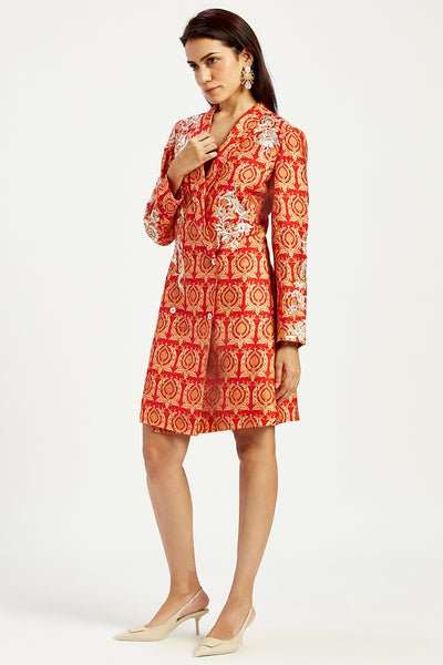 Amala - Boxy Blazer Short Dress