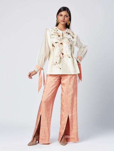 Canna - Panelled Top and Pant Set