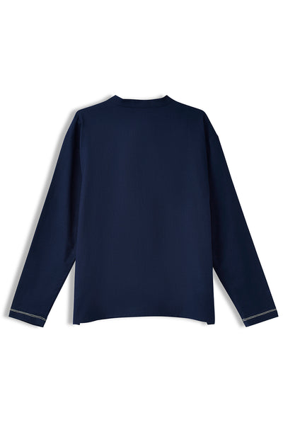 Shirt Bisa – Indigo’s Wildflower Burst