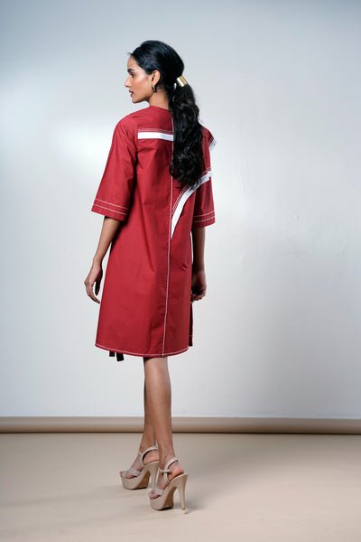 Brick Aster –  Modern Angle Dress