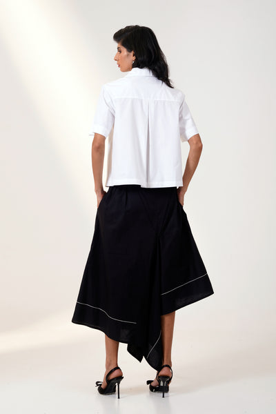 SPADE - SHIRT WITH TRAPEZE SKIRT