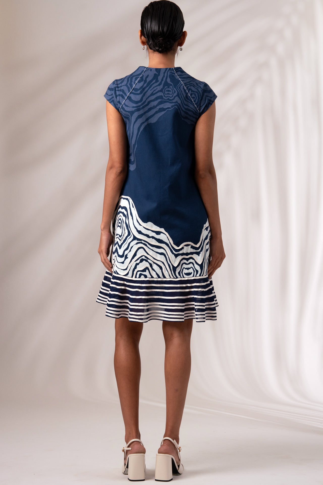 Yara - Bottom Swirl Short Dress
