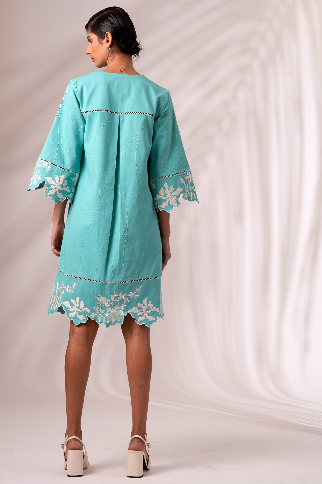 Mason - Sea Green Short Dress