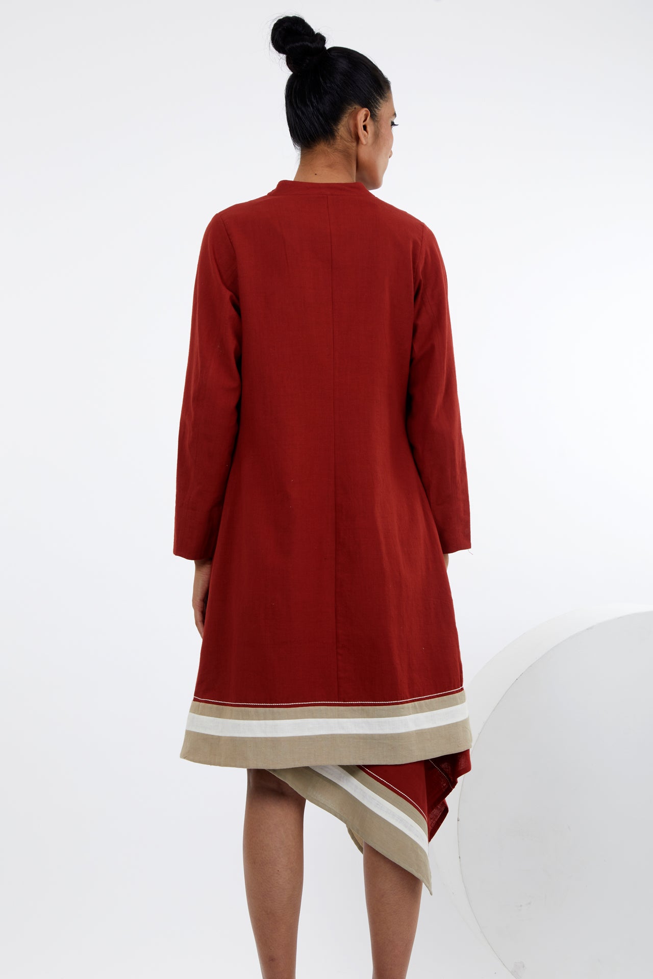 Beni - Madder Red Blazer Skirt Set of 3