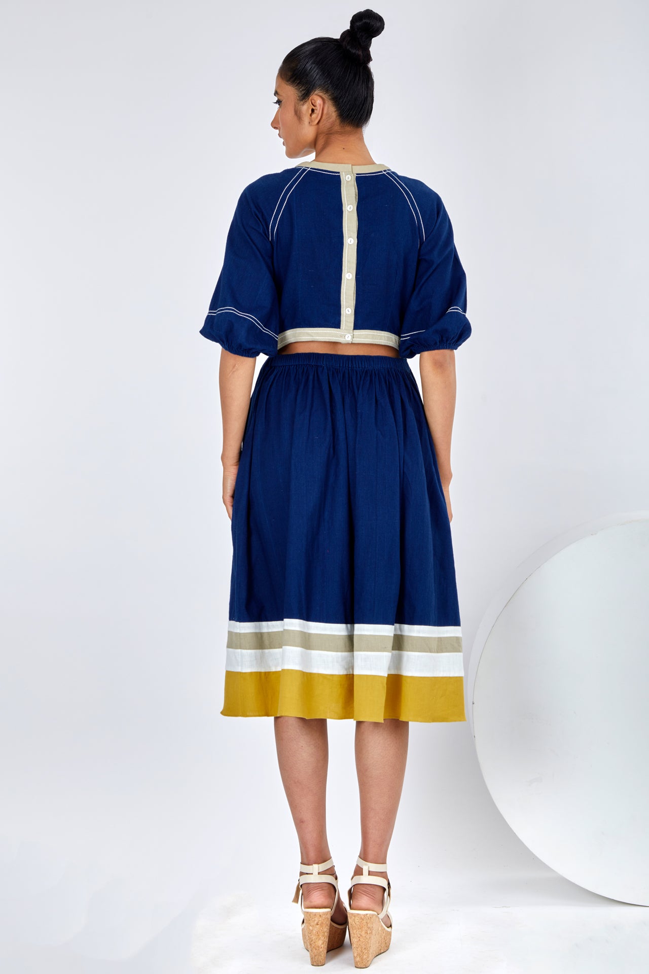 Kawa - Peek-a-Back Midi Dress