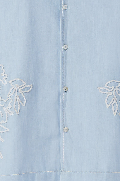 Shirt Azul - Ice Calm Stitch Sharp