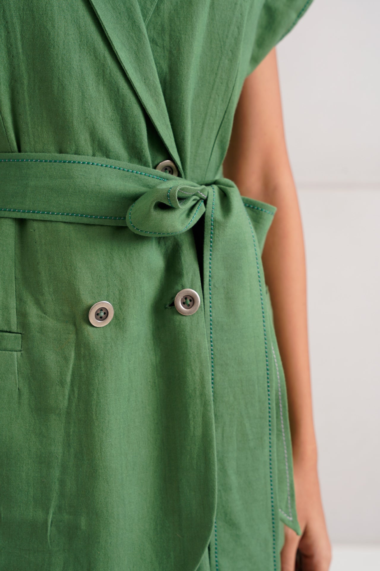 Pine Green Berlin - Retro Vest + Flared Pants