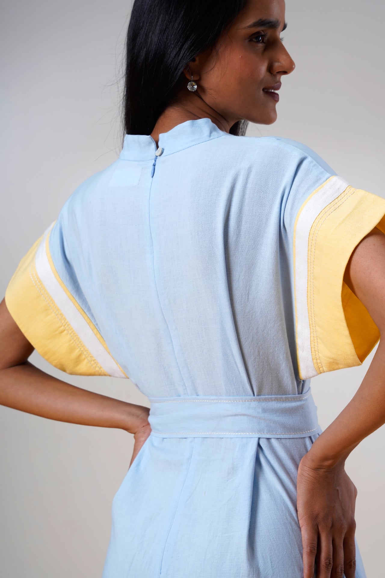 Sample Sale Kaito – Blue Whisper Jumpsuit