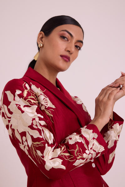 Vasco - Flap Floral Blazer + Pants