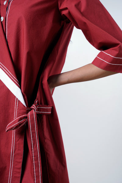 Brick Aster –  Modern Angle Dress
