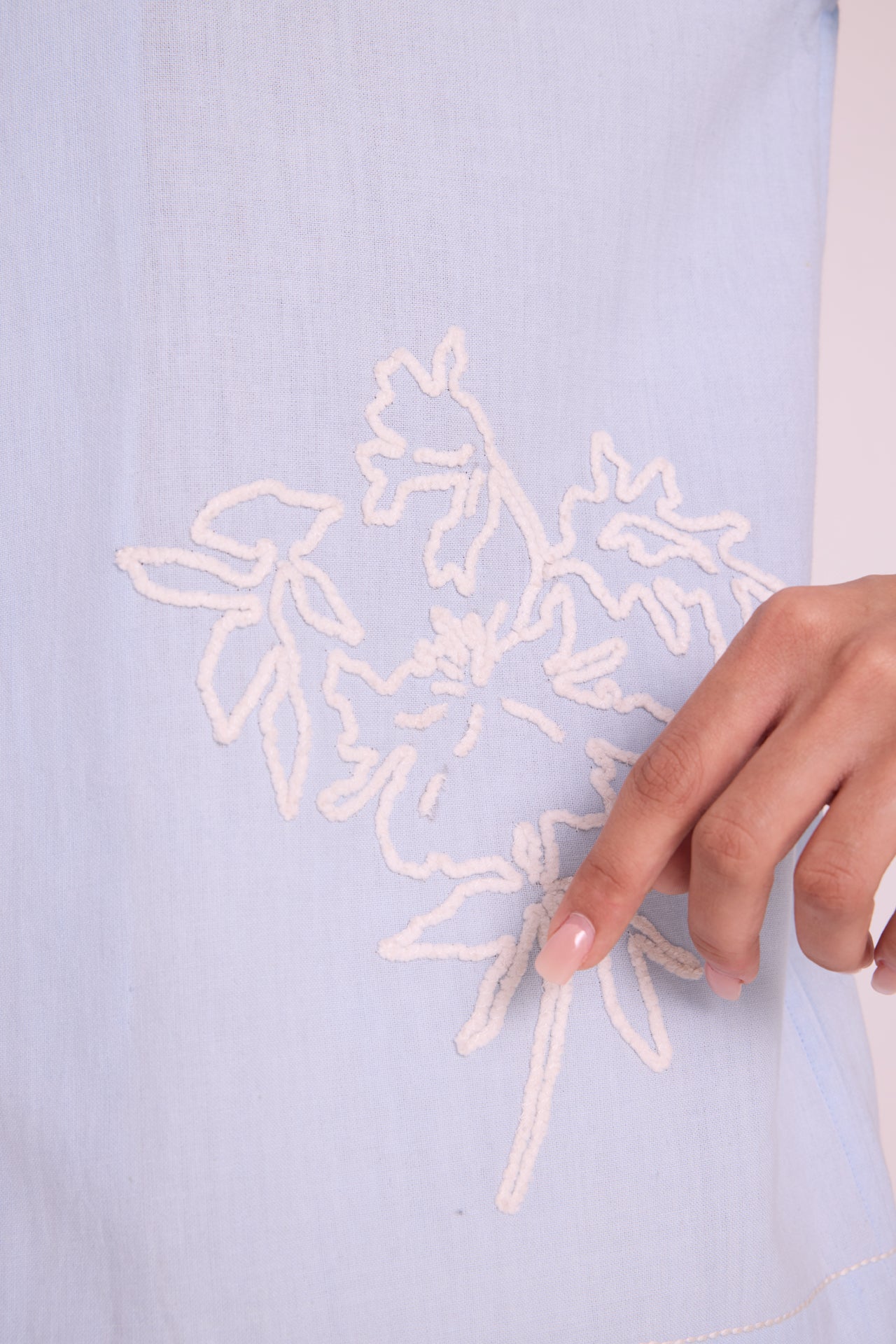 Shirt Azul - Ice Calm Stitch Sharp