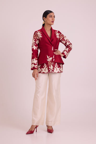Vasco - Flap Floral Blazer + Pants