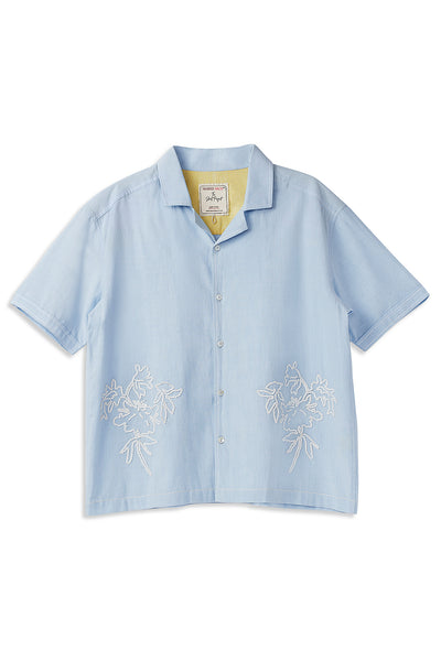 Shirt Azul - Ice Calm Stitch Sharp