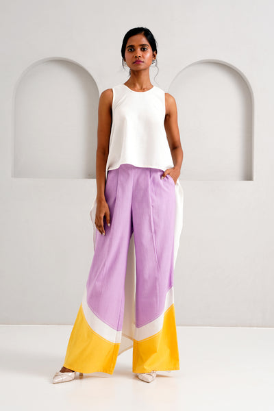 Rabi & Troop - Criss-Cross Top + Wave Hem Pants