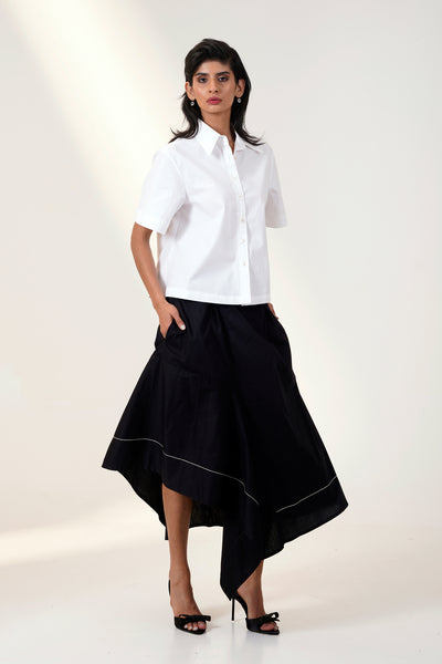 SPADE - SHIRT WITH TRAPEZE SKIRT