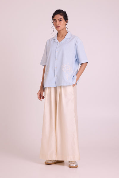 Shirt Azul - Ice Calm Stitch Sharp