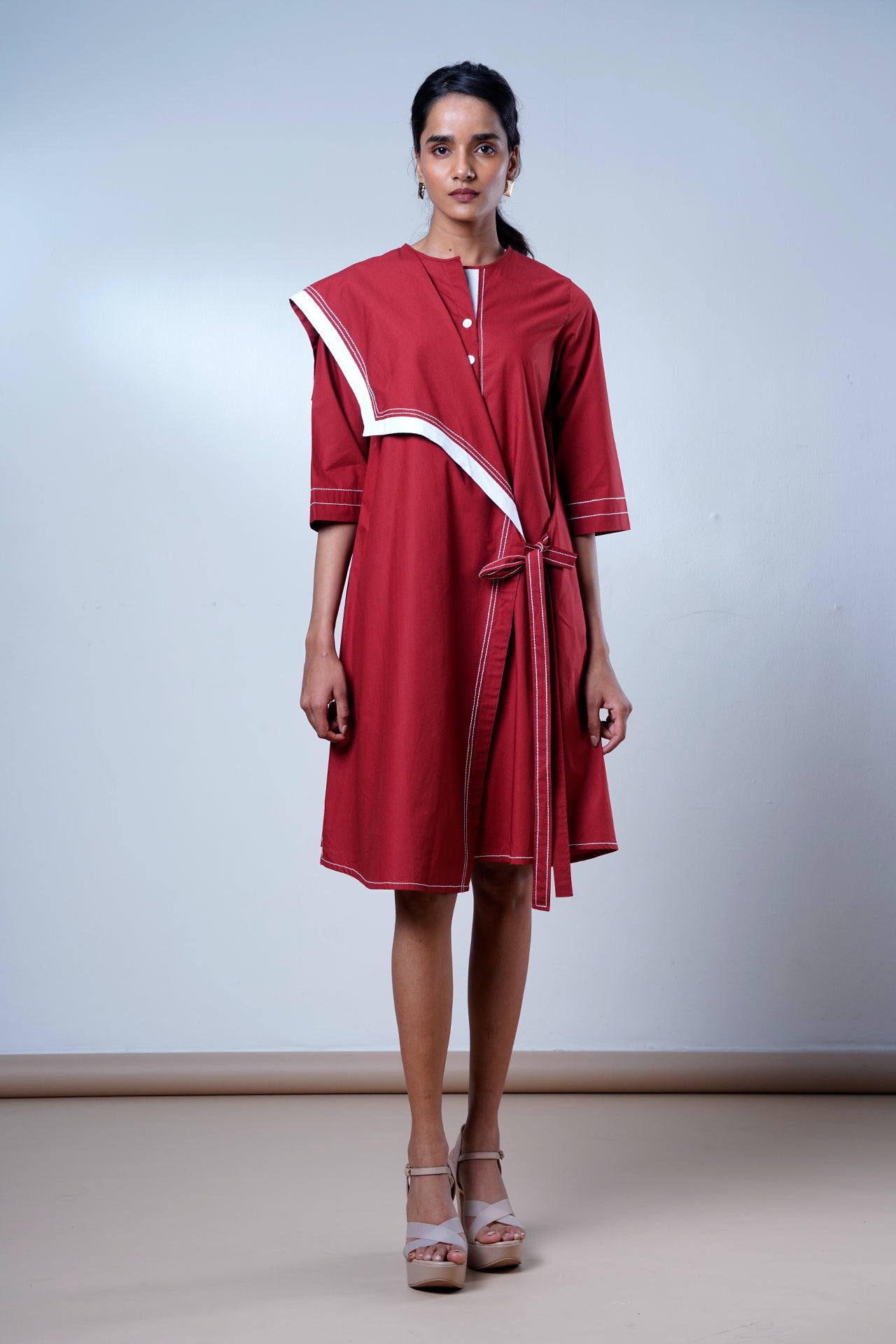 Brick Aster –  Modern Angle Dress