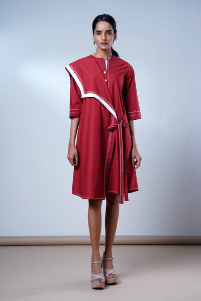 Brick Aster –  Modern Angle Dress