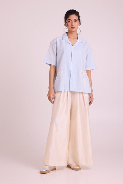 Shirt Azul - Ice Calm Stitch Sharp