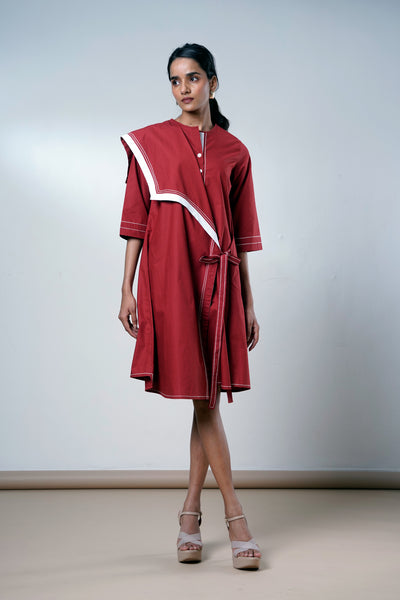 Brick Aster –  Modern Angle Dress