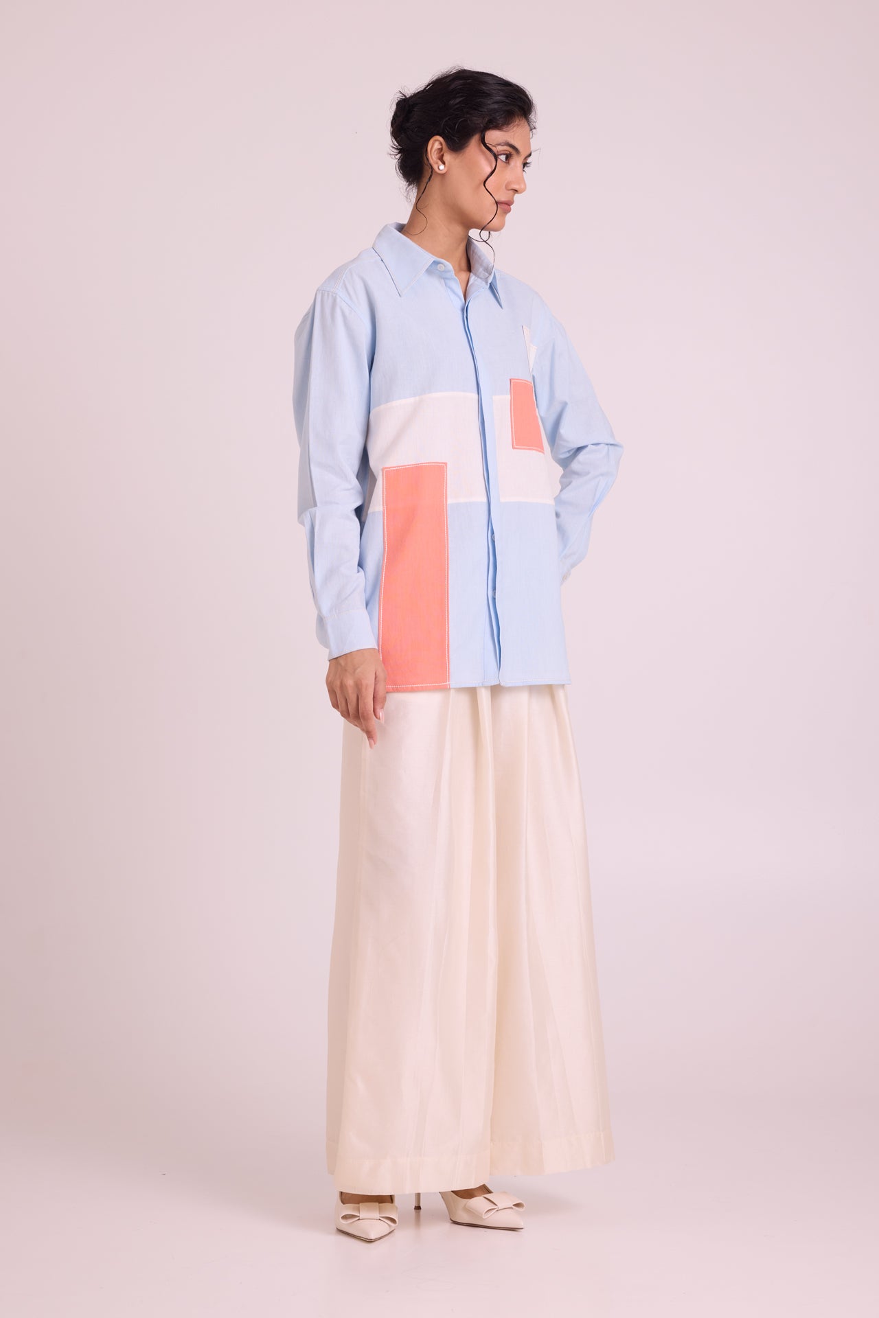 Shirt Aaron - Blue Mood Orange Crush