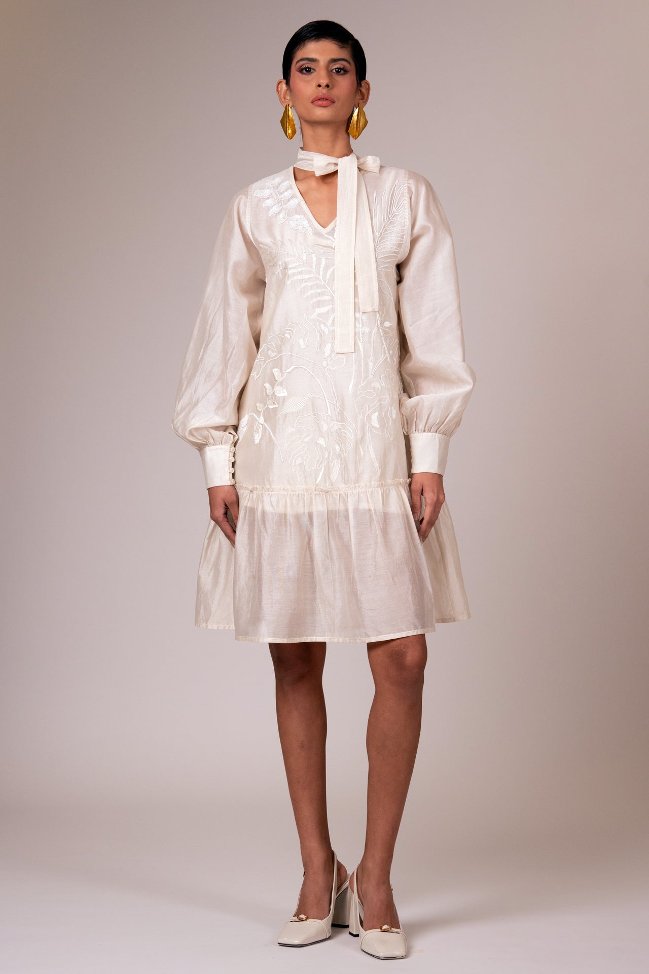Vana - Snowy Short Dress