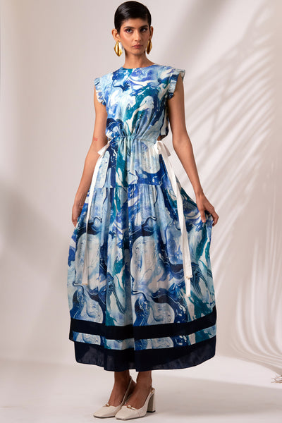 Denise - The Ruffled Midi Dress