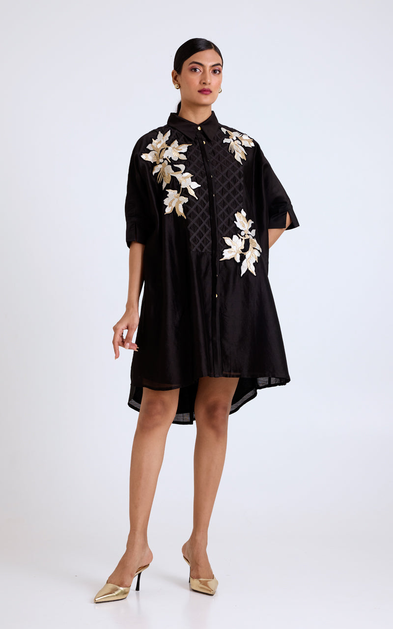 Black Mimi - Framed Shirt Dress