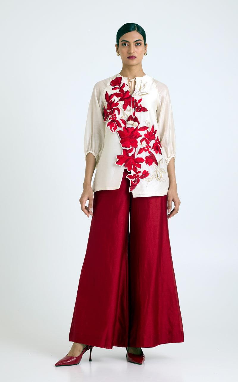 Malaca - Cascading Top + Pants