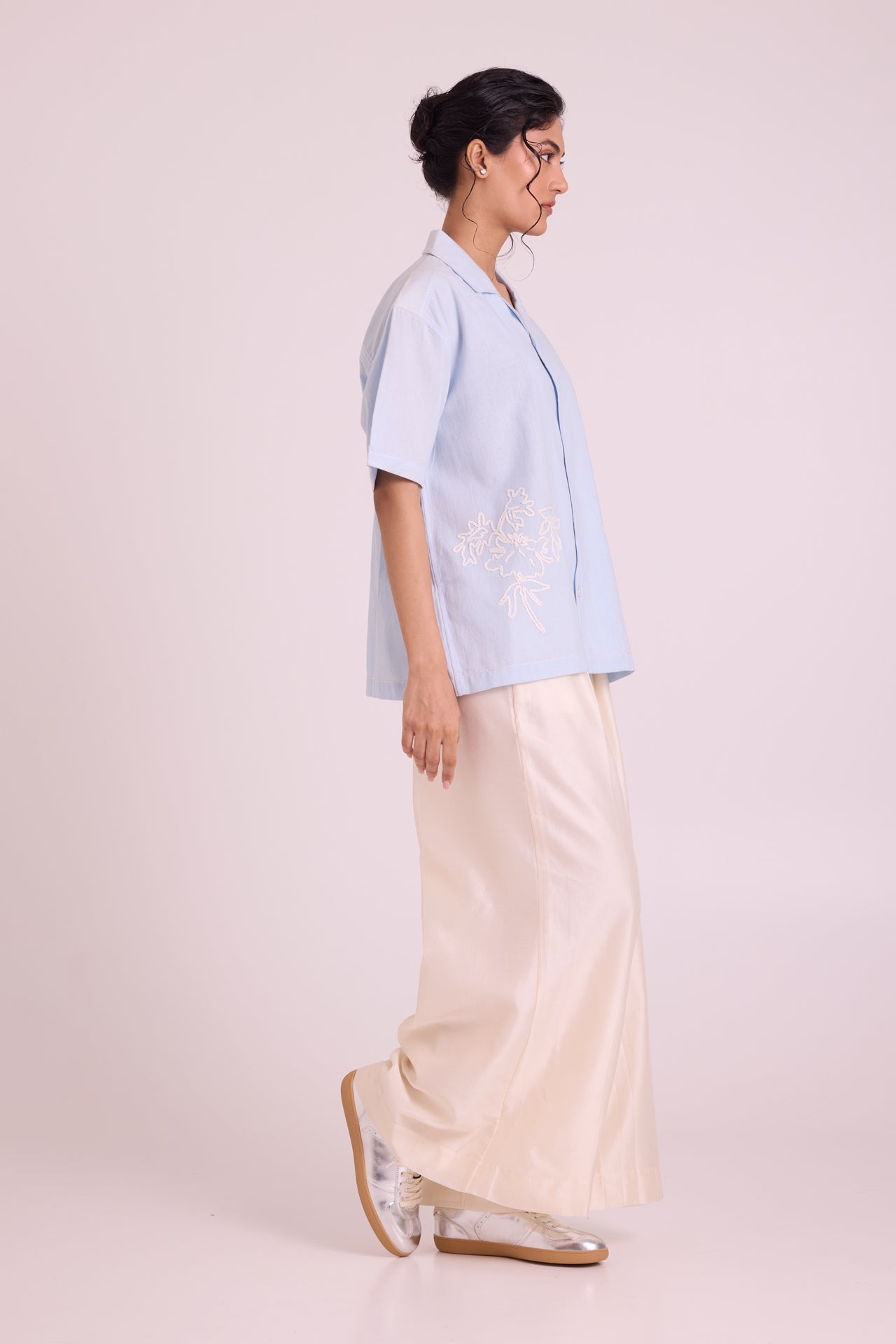 Shirt Azul - Ice Calm Stitch Sharp