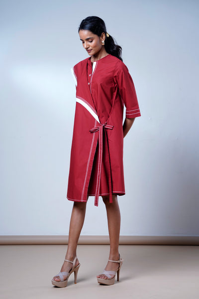 Brick Aster –  Modern Angle Dress