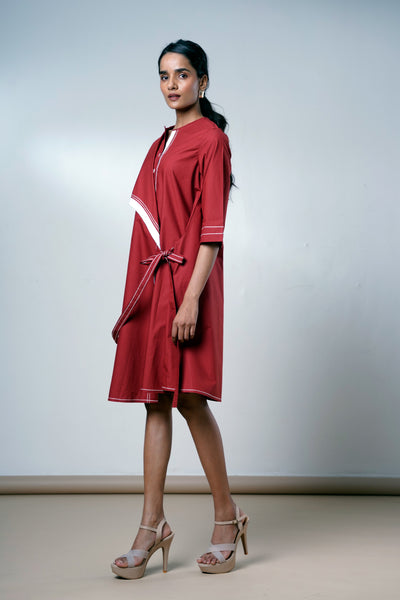Brick Aster –  Modern Angle Dress