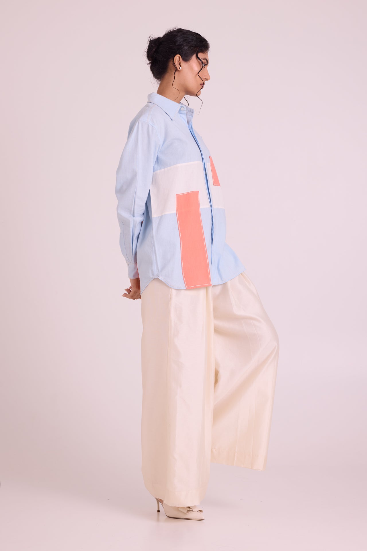 Shirt Aaron - Blue Mood Orange Crush