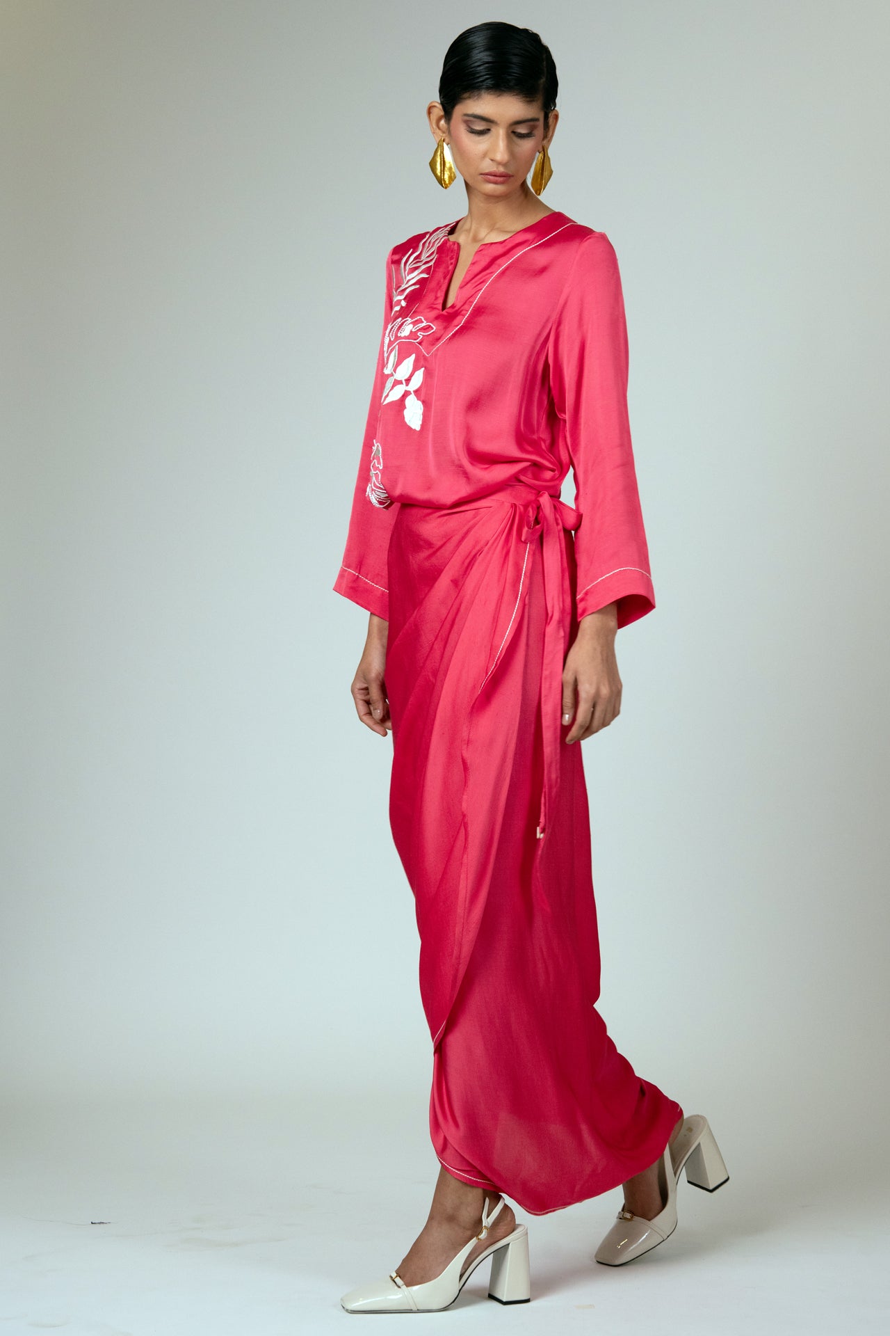 Pahi - Wrap-around Kimono Dress