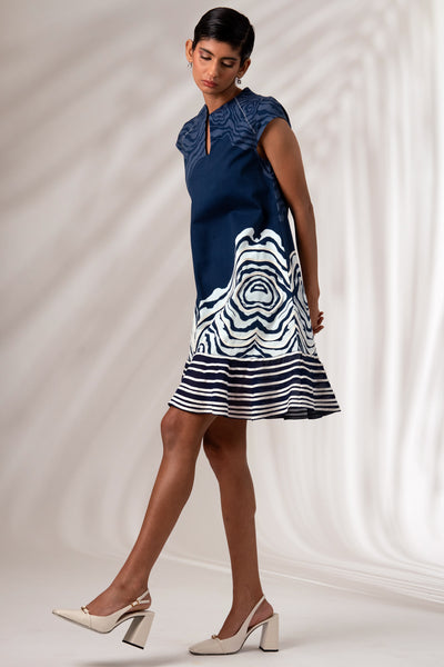 Yara - Bottom Swirl Short Dress