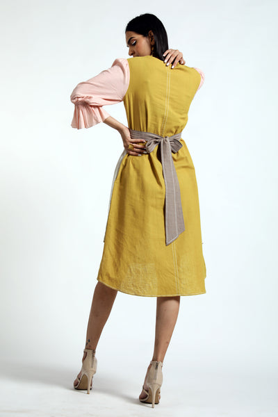 Batul - Panelled Dress With Pockets