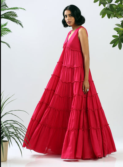 Olivia Grande - Multi-Tiered Maxi Dress