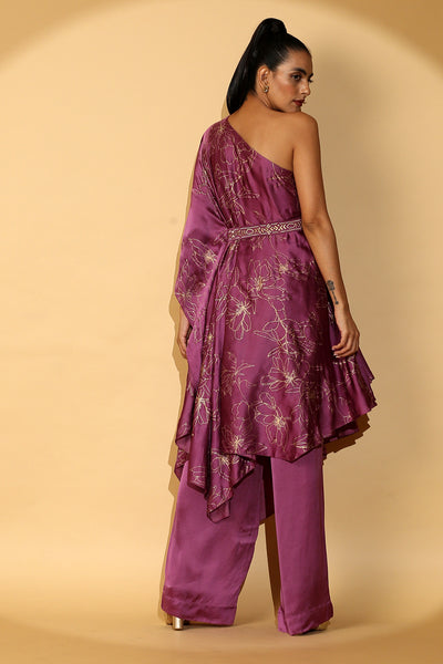 Tara - Single Shoulder Tunic Set